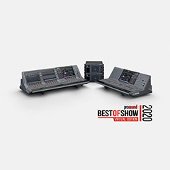 RIVAGE PM5和PM3数字混音系统，实力斩获IBC 2020 Best of Show大奖